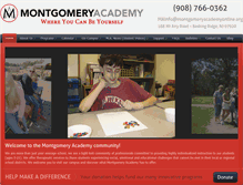 Tablet Screenshot of montgomeryacademyonline.org